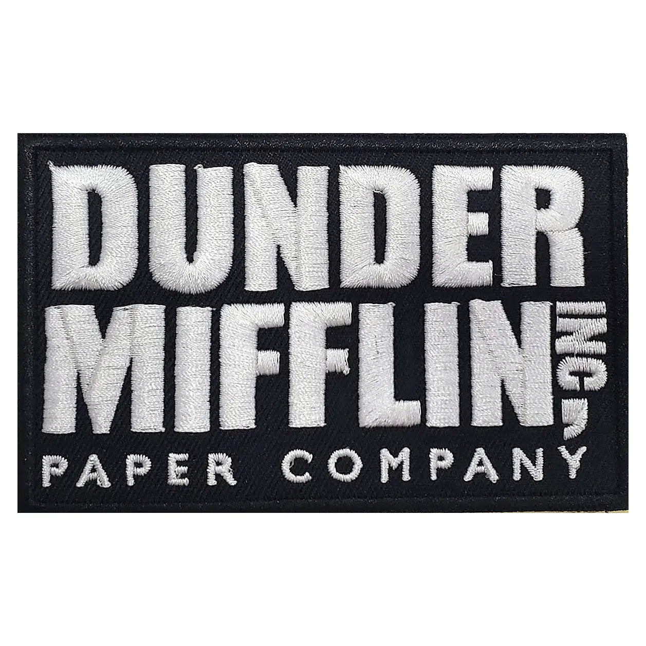 NBC The Office Dunder Mifflin Paper Company Box Logo Embroidered